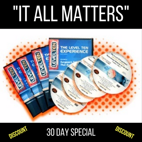 The Level 10 Experience Training System (DVD and Audio CD combo set)