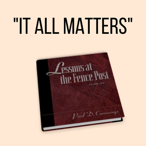 Lessons at the Fence Post, Volume II  (Hardback)